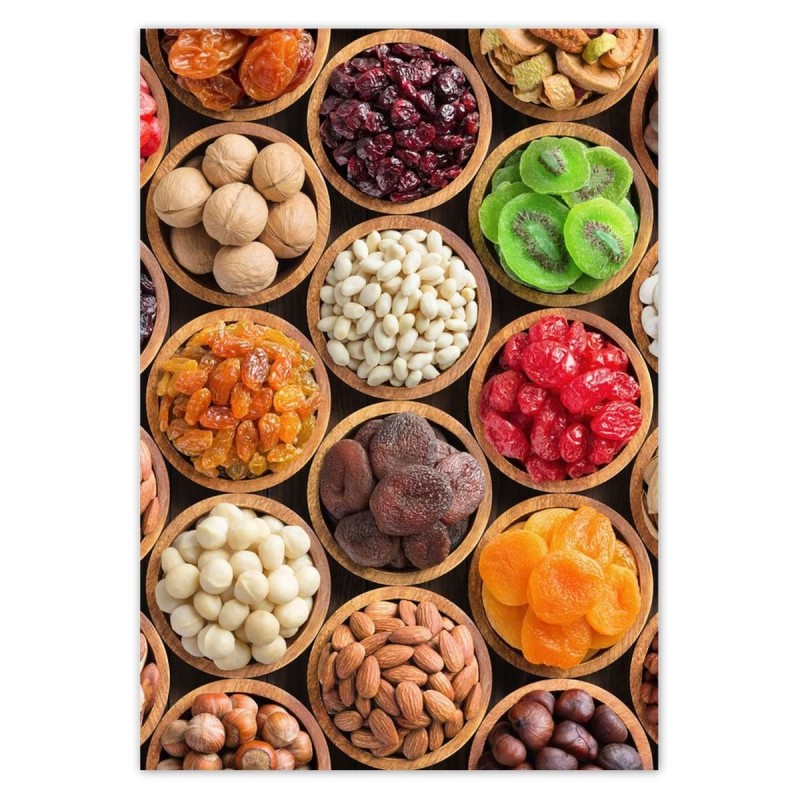 Naklejka A1 PION Bakalie Orzechy Suszone owoce