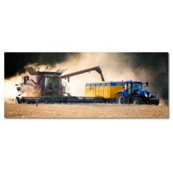 Zegar 100x40 Żniwa Kombajn Traktor