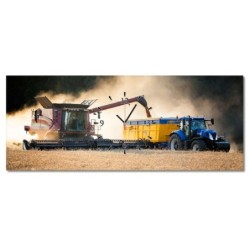 Zegar 100x40 Żniwa Kombajn Traktor