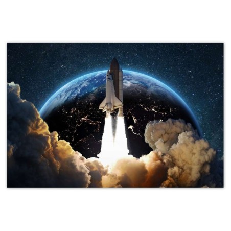 Plakat 120x80 Start rakiety w kosmos