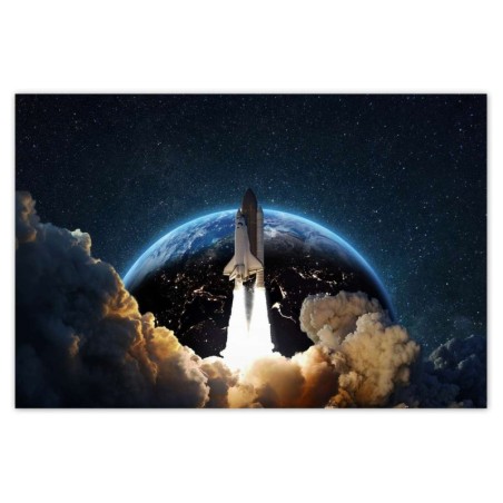 Plakat 120x80 Start rakiety w kosmos