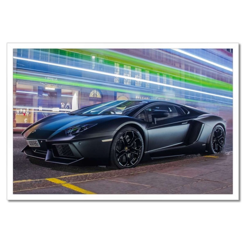 Plakat w ramie 60x40 Sportowe Lamborghini Gallardo