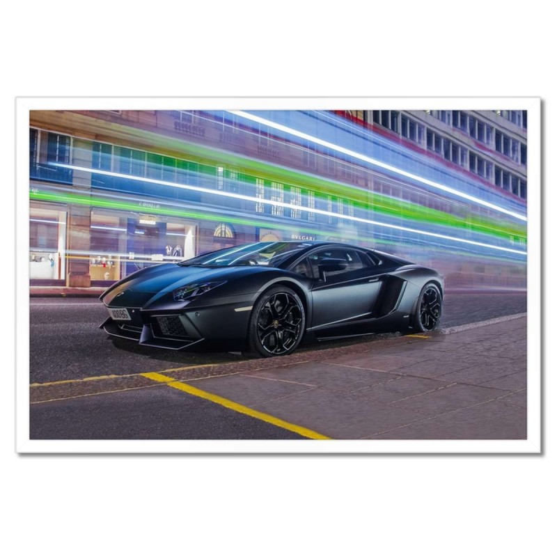 Plakat w ramie 60x40 Sportowe Lamborghini Gallardo