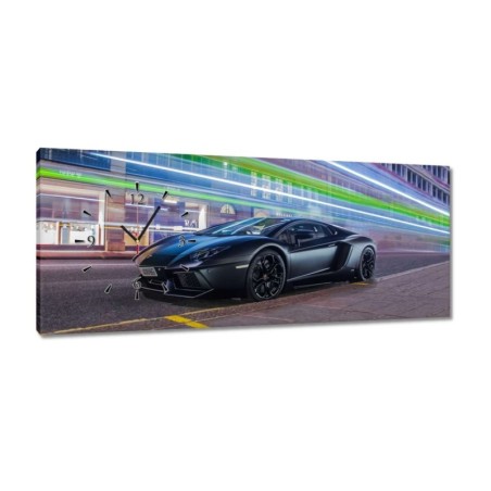 Zegar 100x40 Sportowe Lamborghini Gallardo