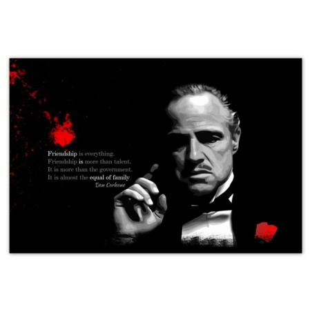 Plakat 120x80 Cytat z filmu Ojciec Chrzestny