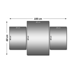 Zegar 100x60 Cytat z filmu Ojciec Chrzestny