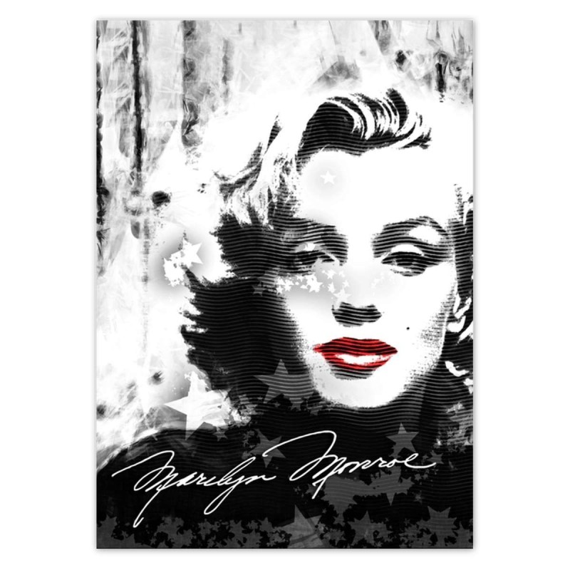 Plakat 50x70 Marilyn Monroe z czerwonymi ustami