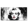 Obraz 240x120 Marilyn Monroe z czerwonymi ustami