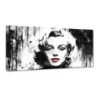 Obraz 60x30 Marilyn Monroe z czerwonymi ustami