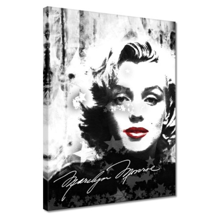 Obraz 30x40 Marilyn Monroe z czerwonymi ustami