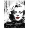 Obraz 30x40 Marilyn Monroe z czerwonymi ustami