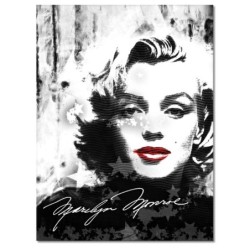 Obraz 60x80 Marilyn Monroe z czerwonymi ustami