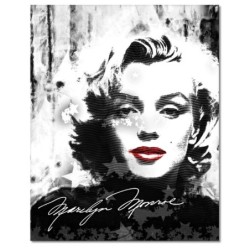 Obraz 40x50 Marilyn Monroe z czerwonymi ustami