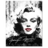 Obraz 40x50 Marilyn Monroe z czerwonymi ustami