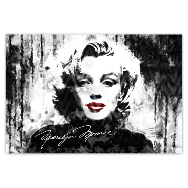 Plakat 185x125 Marilyn Monroe z czerwonymi ustami