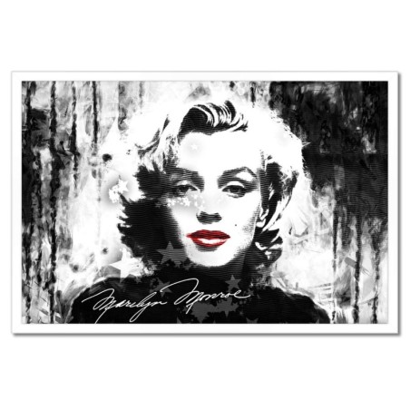 Plakat w ramie 60x40 Marilyn Monroe z czerwonymi ustami