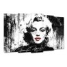 Obraz 150x95 Marilyn Monroe z czerwonymi ustami