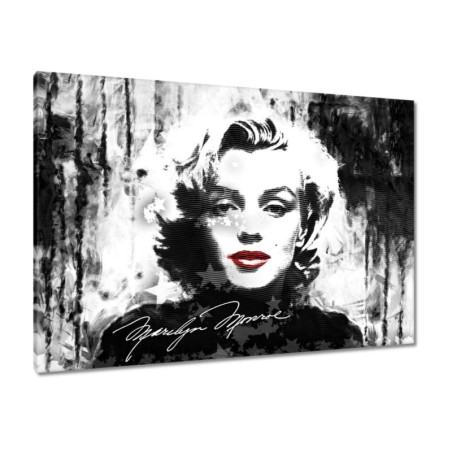 Obraz 100x70 Marilyn Monroe z czerwonymi ustami