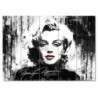 Obraz 100x70 Marilyn Monroe z czerwonymi ustami