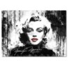 Obraz 70x50 Marilyn Monroe z czerwonymi ustami