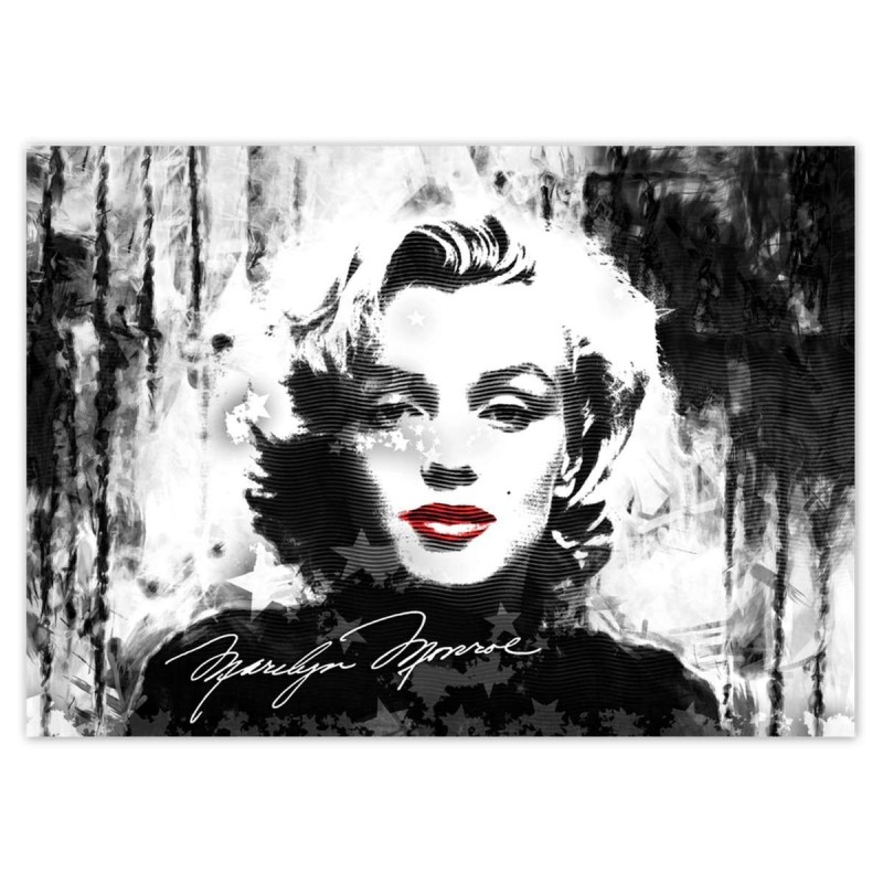 Plakat 70x50 Marilyn Monroe z czerwonymi ustami