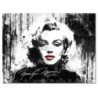 Obraz 40x30 Marilyn Monroe z czerwonymi ustami