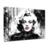 Obraz 80x60 Marilyn Monroe z czerwonymi ustami