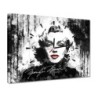 Zegar 40x30 Marilyn Monroe z czerwonymi ustami