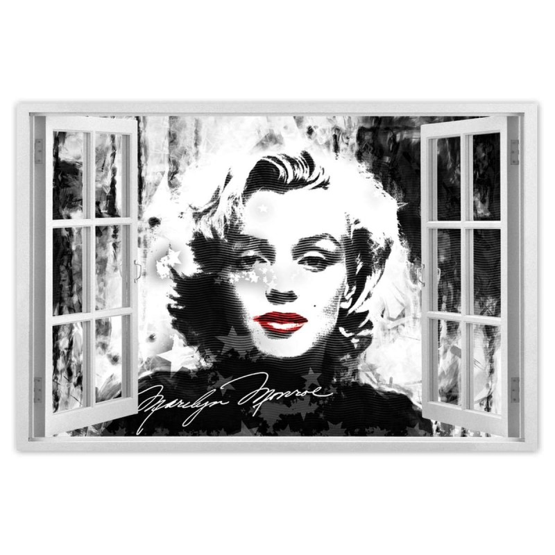 Plakat 120x80 Marilyn Monroe z czerwonymi ustami