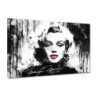 Obraz 140x90 Marilyn Monroe z czerwonymi ustami