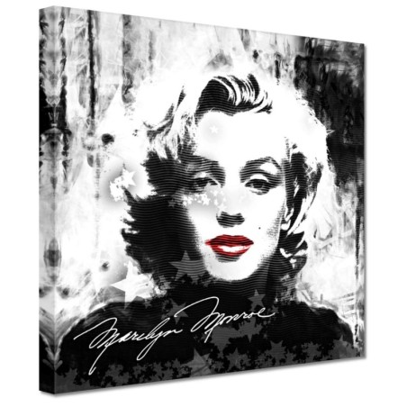 Obraz 20x20 Marilyn Monroe z czerwonymi ustami