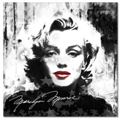 Obraz 20x20 Marilyn Monroe z czerwonymi ustami