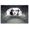 Obraz 120x80 Marilyn Monroe z czerwonymi ustami