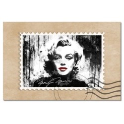 Obraz 90x60 Marilyn Monroe z czerwonymi ustami