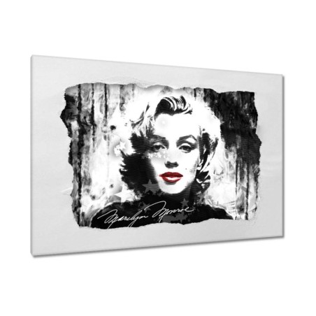 Obraz 120x80 Marilyn Monroe z czerwonymi ustami