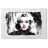 Obraz 120x80 Marilyn Monroe z czerwonymi ustami