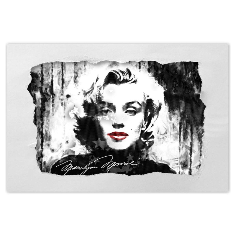 Plakat 120x80 Marilyn Monroe z czerwonymi ustami