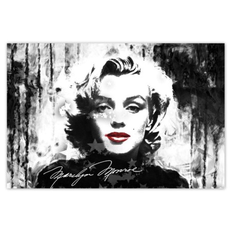 Naklejka 93x62 Marilyn Monroe z czerwonymi ustami