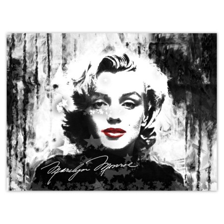 Naklejka 40x30 Marilyn Monroe z czerwonymi ustami