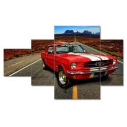 Obraz 130x80 Ford Mustang Autostrada