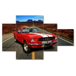 Obraz 130x80 Ford Mustang Autostrada