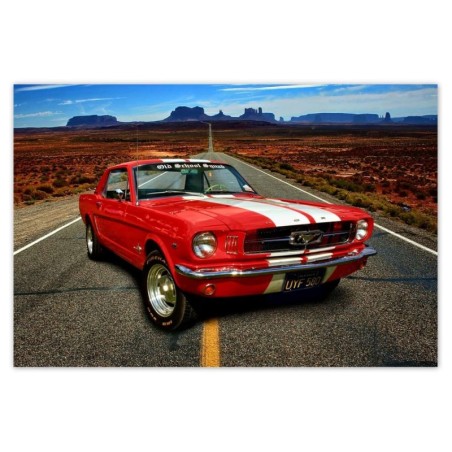 Plakat 120x80 Ford Mustang Autostrada