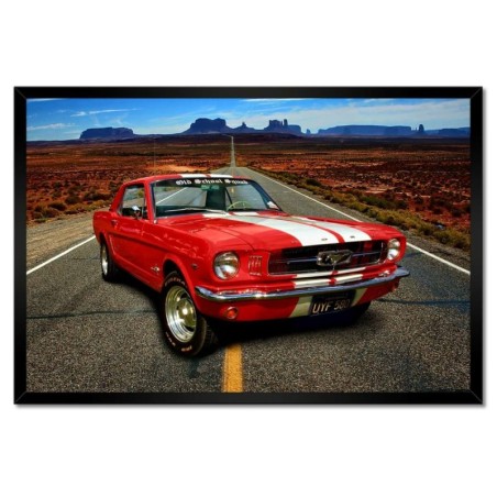 Plakat w ramie 60x40 Ford Mustang Autostrada