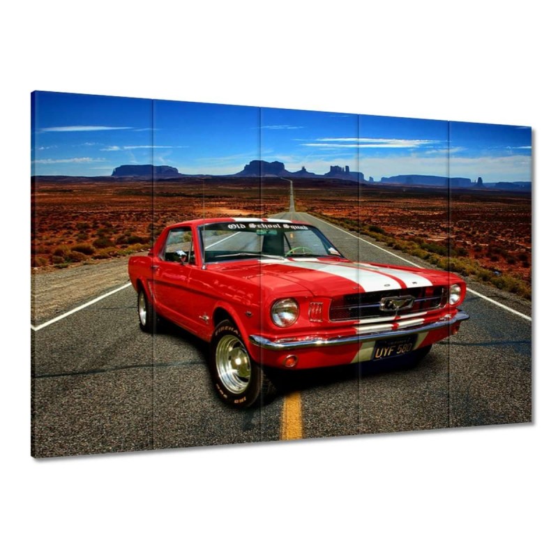 Obraz 100x70 Ford Mustang Autostrada