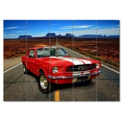 Obraz 100x70 Ford Mustang Autostrada