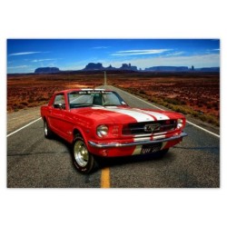 Plakat 100x70 Ford Mustang...