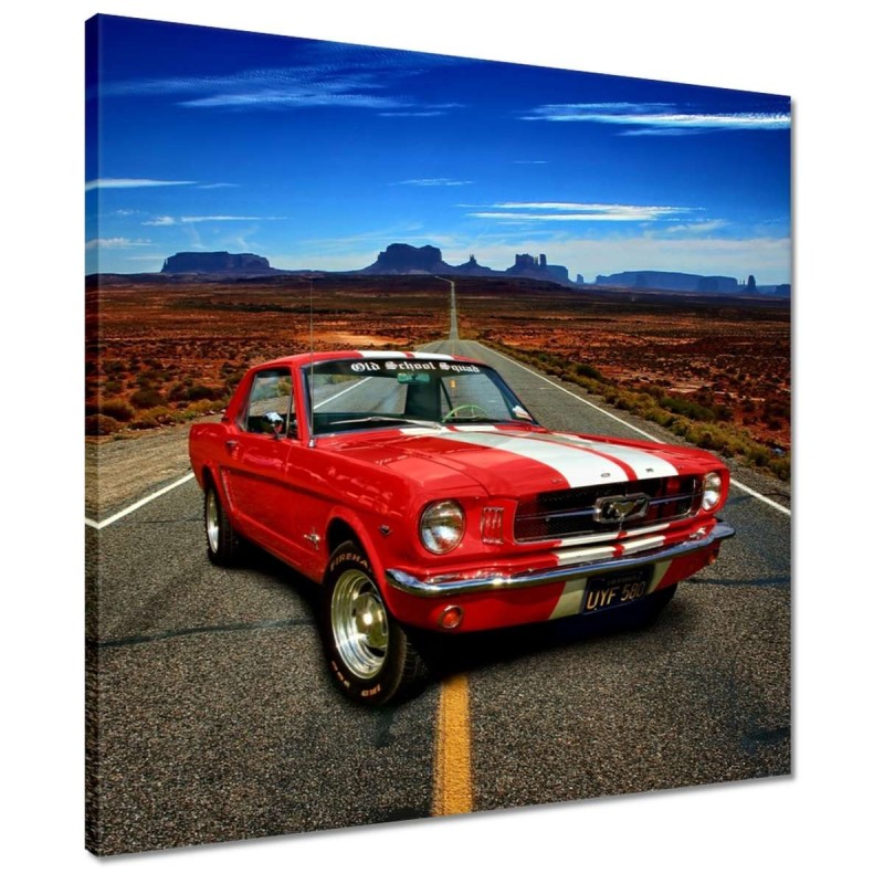 Obraz 50x50 Ford Mustang Autostrada