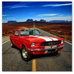 Obraz 50x50 Ford Mustang Autostrada