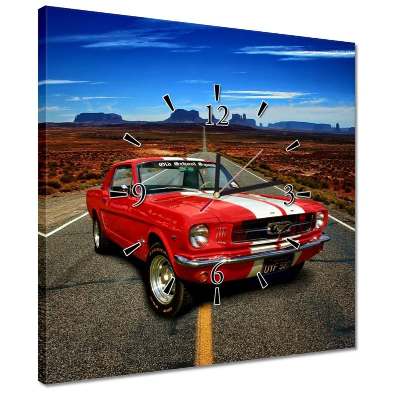 Zegar 40x40 Ford Mustang Autostrada