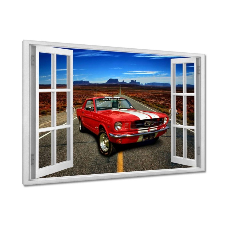 Obraz 120x80 Ford Mustang Autostrada